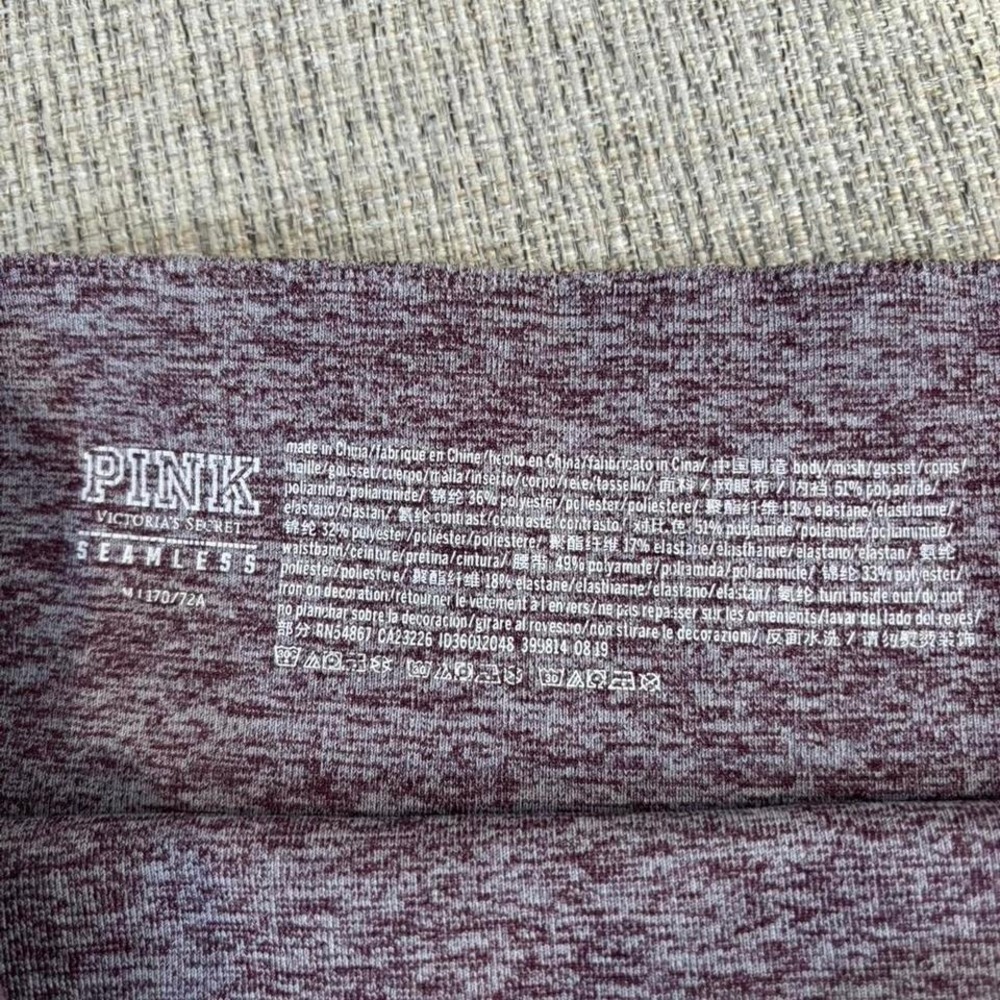 Victoria Secret Pink seamless purple leggings and sport bra set - Picture 4 of 8